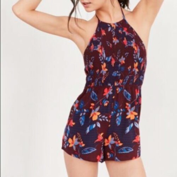 Urban Outfitters Out From Under Floral Romper - Picture 1 of 1
